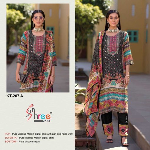 Shree Fabs KT 207 Viscose Salwar Suit Catalog 4 Pcs 4 510x510 - Shree Fabs KT 207 Viscose Salwar Suit Catalog 4 Pcs