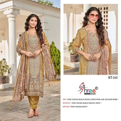 Shree Fabs KT 242 Viscose Salwar Suit Catalog 4 Pcs 1 510x510 - Shree Fabs KT 242 Viscose Salwar Suit Catalog 4 Pcs