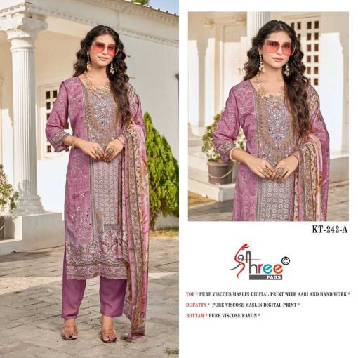 Shree Fabs KT 242 Viscose Salwar Suit Catalog 4 Pcs 2 510x510 - Shree Fabs KT 242 Viscose Salwar Suit Catalog 4 Pcs