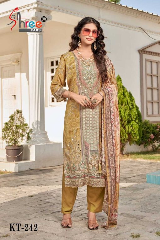 Shree Fabs KT 242 Viscose Salwar Suit Catalog 4 Pcs 4 510x765 - Shree Fabs KT 242 Viscose Salwar Suit Catalog 4 Pcs