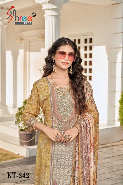 Shree Fabs KT 242 Viscose Salwar Suit Catalog 4 Pcs 5 510x765 - Shree Fabs KT 242 Viscose Salwar Suit Catalog 4 Pcs