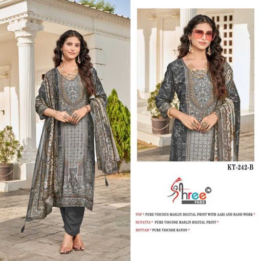 Shree Fabs KT 242 Viscose Salwar Suit Catalog 4 Pcs 6 510x510 - Shree Fabs KT 242 Viscose Salwar Suit Catalog 4 Pcs
