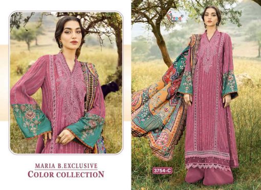 Shree Fabs Maria B Exclusive Color Collection Chiffon Cotton Salwar Suit Catalog 4 Pcs 3 510x371 - Shree Fabs Maria B Exclusive Color Collection Chiffon Cotton Salwar Suit Catalog 4 Pcs