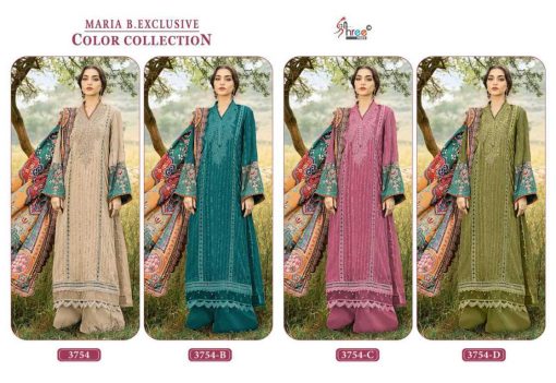 Shree Fabs Maria B Exclusive Color Collection Chiffon Cotton Salwar Suit Catalog 4 Pcs 9 510x351 - Shree Fabs Maria B Exclusive Color Collection Chiffon Cotton Salwar Suit Catalog 4 Pcs