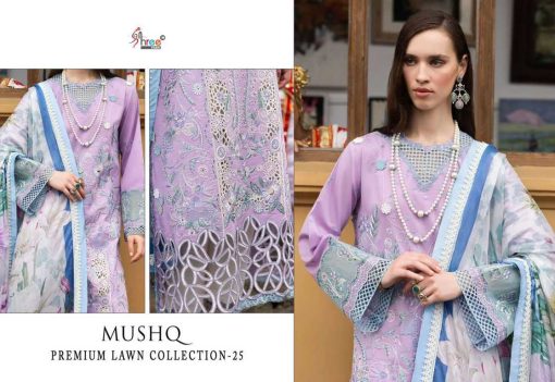 Shree Fabs Mushq Premium Lawn Collection Vol 25 Chiffon Cotton Salwar Suit Catalog 5 Pcs 11 510x351 - Shree Fabs Mushq Premium Lawn Collection Vol 25 Chiffon Cotton Salwar Suit Catalog 5 Pcs