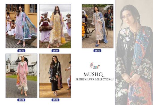 Shree Fabs Mushq Premium Lawn Collection Vol 25 Chiffon Cotton Salwar Suit Catalog 5 Pcs 12 510x351 - Shree Fabs Mushq Premium Lawn Collection Vol 25 Chiffon Cotton Salwar Suit Catalog 5 Pcs