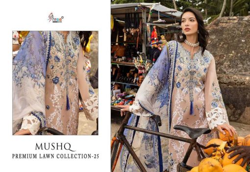 Shree Fabs Mushq Premium Lawn Collection Vol 25 Chiffon Cotton Salwar Suit Catalog 5 Pcs 3 510x351 - Shree Fabs Mushq Premium Lawn Collection Vol 25 Chiffon Cotton Salwar Suit Catalog 5 Pcs