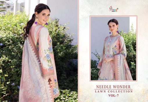 Shree Fabs Needle Wonder Lawn Collection Vol 7 Chiffon Cotton Salwar Suit Catalog 7 Pcs 15 510x351 - Shree Fabs Needle Wonder Lawn Collection Vol 7 Chiffon Cotton Salwar Suit Catalog 7 Pcs