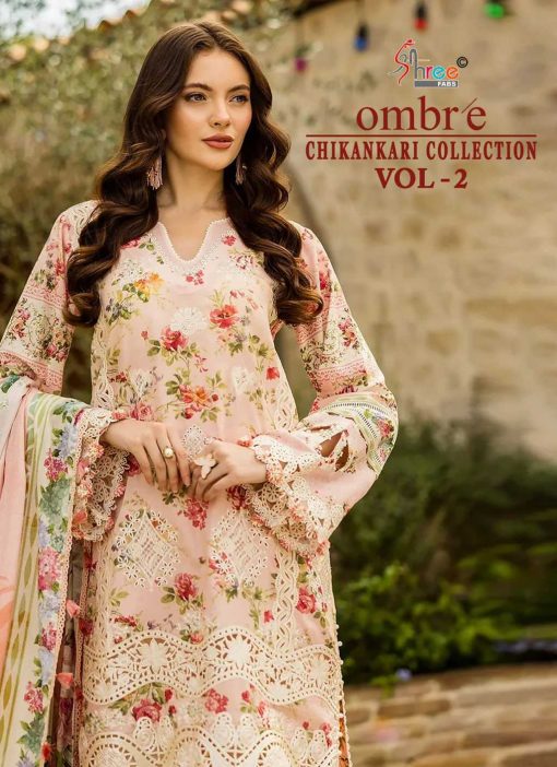 Shree Fabs Ombre Chikankari Collection Vol 2 Chiffon Cotton Salwar Suit Catalog 8 Pcs 1 1 510x702 - Shree Fabs Ombre Chikankari Collection Vol 2 Chiffon Cotton Salwar Suit Catalog 8 Pcs