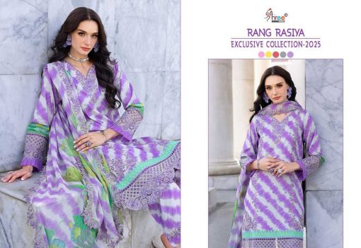 Shree Fabs Rang Rasiya Exclusive Collection Vol 25 Chiffon Cotton Salwar Suit Catalog 5 Pcs 8 510x351 - Shree Fabs Rang Rasiya Exclusive Collection Vol 25 Chiffon Cotton Salwar Suit Catalog 5 Pcs