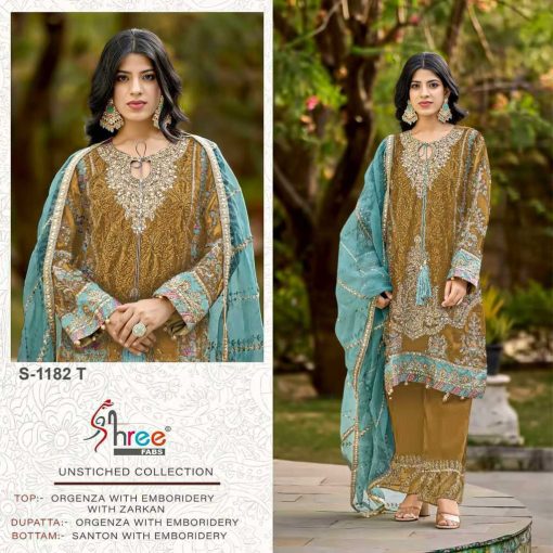 Shree Fabs S 1182 S V Organza Salwar Suit Catalog 4 Pcs 3 510x510 - Shree Fabs S 1182 S-V Organza Salwar Suit Catalog 4 Pcs