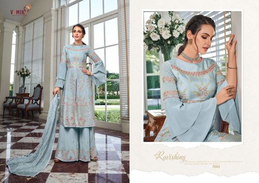 Vamika Riyaaz NX Georgette Kurti with Dupatta Palazzo Catalog 4 Pcs 4 510x360 - Vamika Riyaaz NX Georgette Kurti with Dupatta Palazzo Catalog 4 Pcs