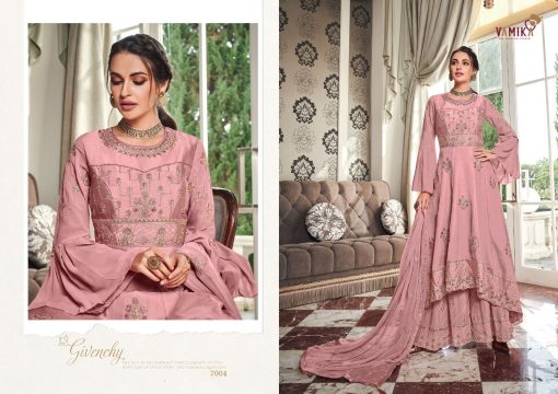 Vamika Riyaaz NX Georgette Kurti with Dupatta Palazzo Catalog 4 Pcs 5 510x360 - Vamika Riyaaz NX Georgette Kurti with Dupatta Palazzo Catalog 4 Pcs