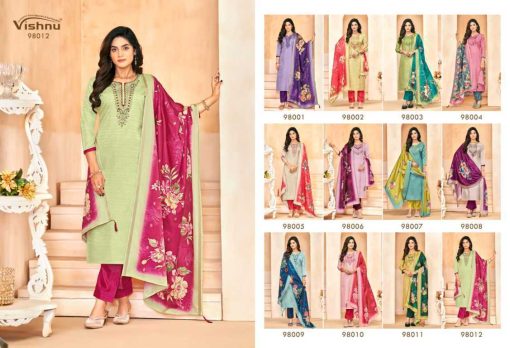 Vishnu Muskaan Silk Salwar Suit Catalog 12 Pcs 12 510x348 - Vishnu Muskaan Silk Salwar Suit Catalog 12 Pcs