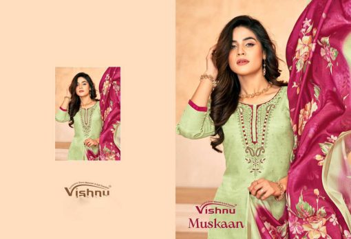 Vishnu Muskaan Silk Salwar Suit Catalog 12 Pcs 3 510x348 - Vishnu Muskaan Silk Salwar Suit Catalog 12 Pcs