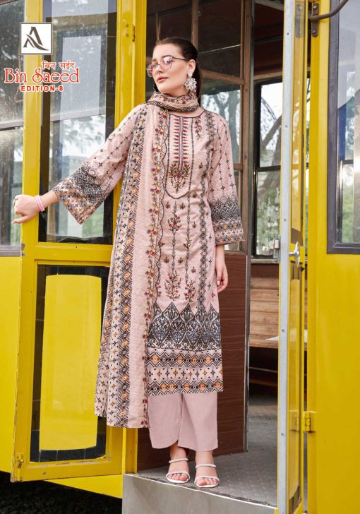 Alok Bin Saeed Vol 8 Cotton Salwar Suit Catalog 8 Pcs 1 510x728 - Alok Bin Saeed Vol 8 Cotton Salwar Suit Catalog 8 Pcs