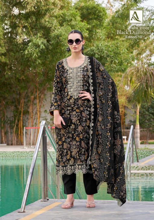 Alok Black Diamond Vol 10 Rayon Salwar Suit Catalog 6 Pcs 5 510x729 - Alok Black Diamond Vol 10 Rayon Salwar Suit Catalog 6 Pcs