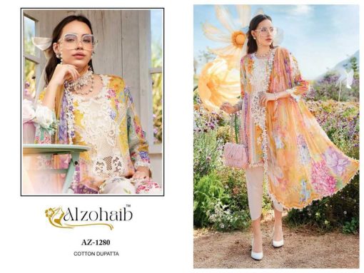 Alzohaib Fatima Chiffon Cotton Salwar Suit Catalog 5 Pcs 3 510x383 - Alzohaib Fatima Chiffon Cotton Salwar Suit Catalog 5 Pcs