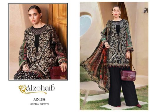 Alzohaib Fatima Chiffon Cotton Salwar Suit Catalog 5 Pcs 4 510x383 - Alzohaib Fatima Chiffon Cotton Salwar Suit Catalog 5 Pcs