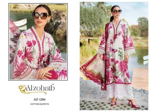 Alzohaib Fatima Chiffon Cotton Salwar Suit Catalog 5 Pcs 5 510x383 - Alzohaib Fatima Chiffon Cotton Salwar Suit Catalog 5 Pcs