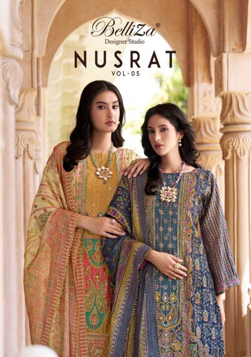 Belliza Nusrat Vol 5 Viscose Readymade Salwar Suit Catalog 6 Pcs 1 510x725 - Belliza Nusrat Vol 5 Viscose Readymade Salwar Suit Catalog 6 Pcs