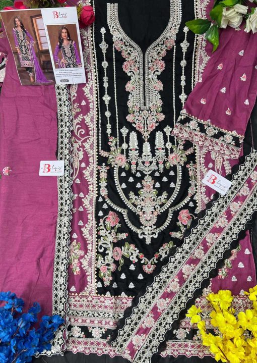 Bilqis B 186 A D Fancy Salwar Suit Catalog 4 Pcs 6 510x719 - Bilqis B 186 A-D Fancy Salwar Suit Catalog 4 Pcs