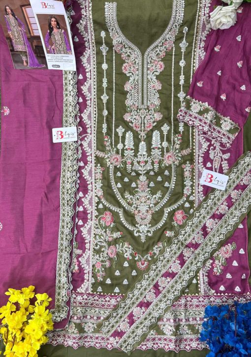 Bilqis B 186 A D Fancy Salwar Suit Catalog 4 Pcs 8 510x725 - Bilqis B 186 A-D Fancy Salwar Suit Catalog 4 Pcs