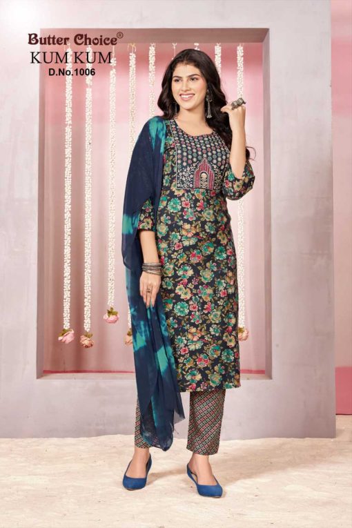 Butter Choice Kum Kum Vol 1 Rayon Readymade Suit Catalog 8 Pcs 3 510x765 - Butter Choice Kum Kum Vol 1 Rayon Readymade Suit Catalog 8 Pcs
