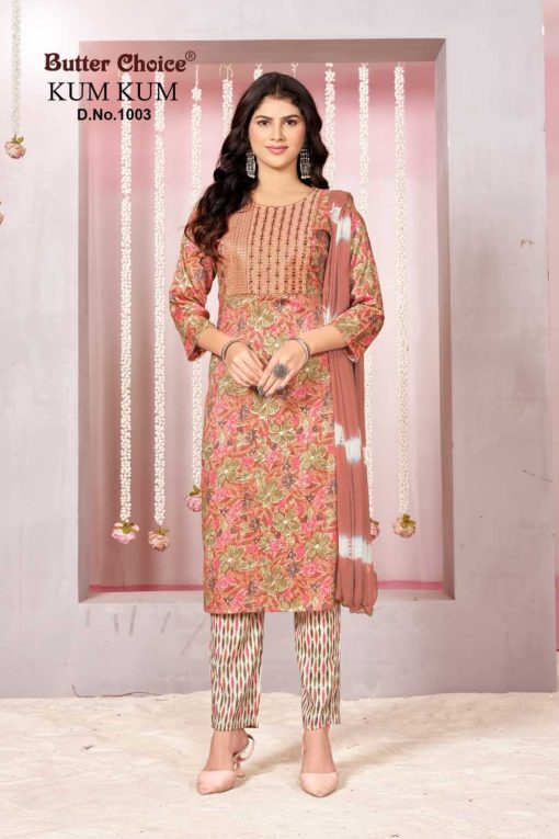 Butter Choice Kum Kum Vol 1 Rayon Readymade Suit Catalog 8 Pcs 6 510x765 - Butter Choice Kum Kum Vol 1 Rayon Readymade Suit Catalog 8 Pcs