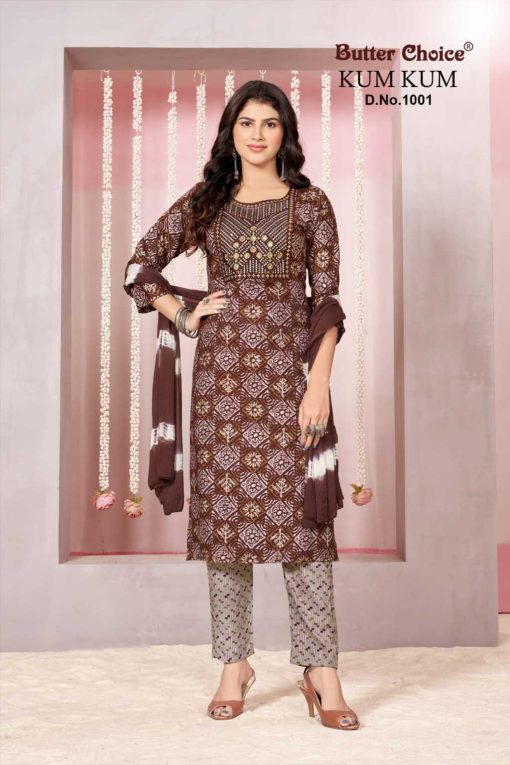 Butter Choice Kum Kum Vol 1 Rayon Readymade Suit Catalog 8 Pcs 8 510x765 - Butter Choice Kum Kum Vol 1 Rayon Readymade Suit Catalog 8 Pcs