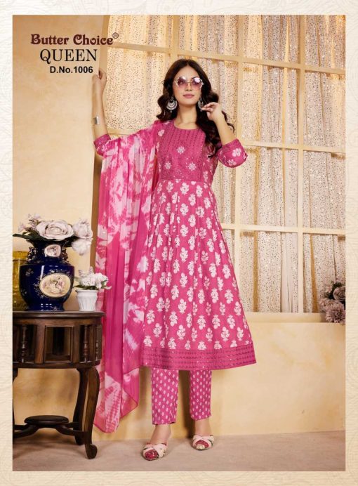 Butter Choice Queen Vol 1 Rayon Readymade Suit Catalog 8 Pcs 4 510x692 - Butter Choice Queen Vol 1 Rayon Readymade Suit Catalog 8 Pcs