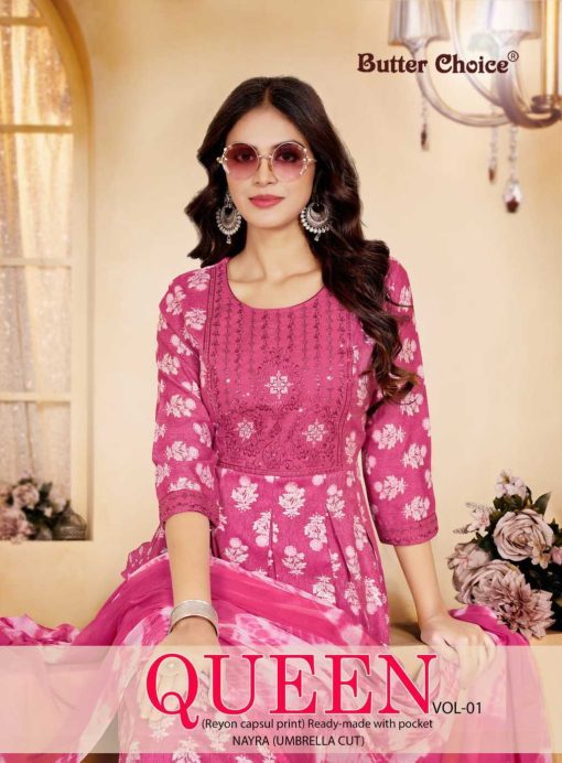 Butter Choice Queen Vol 1 Rayon Readymade Suit Catalog 8 Pcs 9 510x692 - Butter Choice Queen Vol 1 Rayon Readymade Suit Catalog 8 Pcs