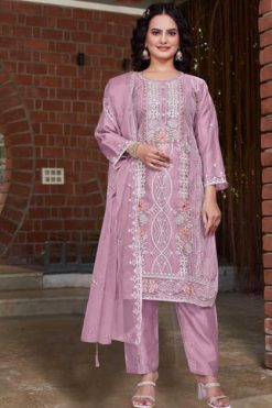 Florent DN 1036 A-D Organza Salwar Suit Catalog 4 Pcs