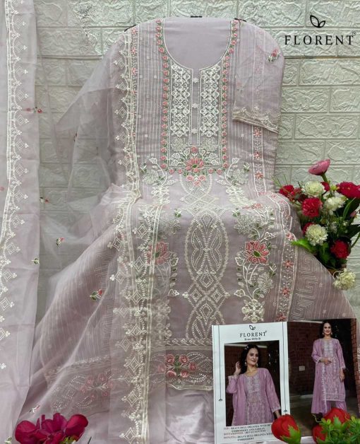 Florent DN 1036 A D Organza Salwar Suit Catalog 4 Pcs 8 510x628 - Florent DN 1036 A-D Organza Salwar Suit Catalog 4 Pcs