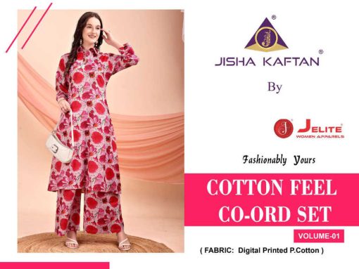 Jisha Cotton Feel CO ORD Wholesale Catalog 6 Pcs 1 510x383 - Jisha Cotton Feel CO ORD Wholesale Catalog 6 Pcs