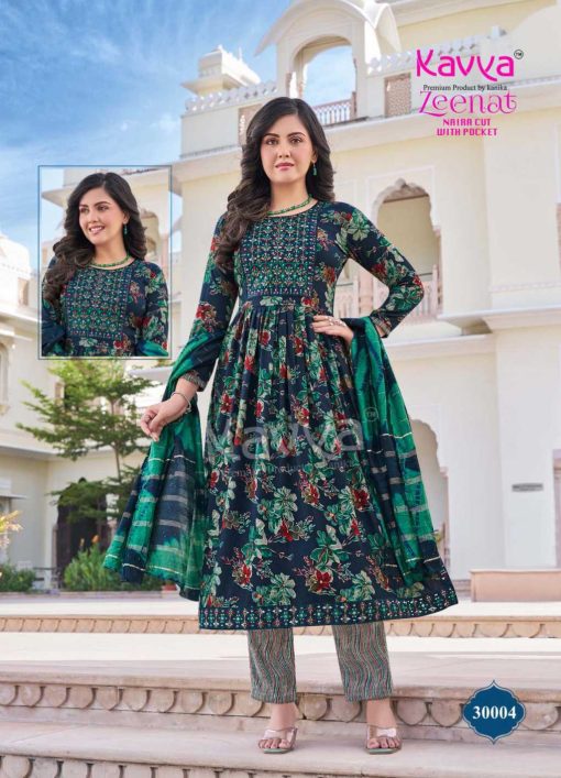Kavya Zeenat Vol 30 Naira Cut Chanderi Readymade Suit Catalog 10 Pcs 5 510x707 - Kavya Zeenat Vol 30 Naira Cut Chanderi Readymade Suit Catalog 10 Pcs