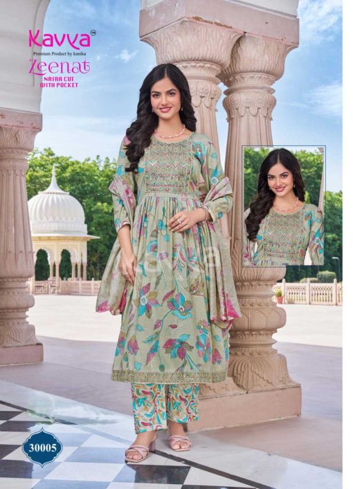 Kavya Zeenat Vol 30 Naira Cut Chanderi Readymade Suit Catalog 10 Pcs 6 510x707 - Kavya Zeenat Vol 30 Naira Cut Chanderi Readymade Suit Catalog 10 Pcs