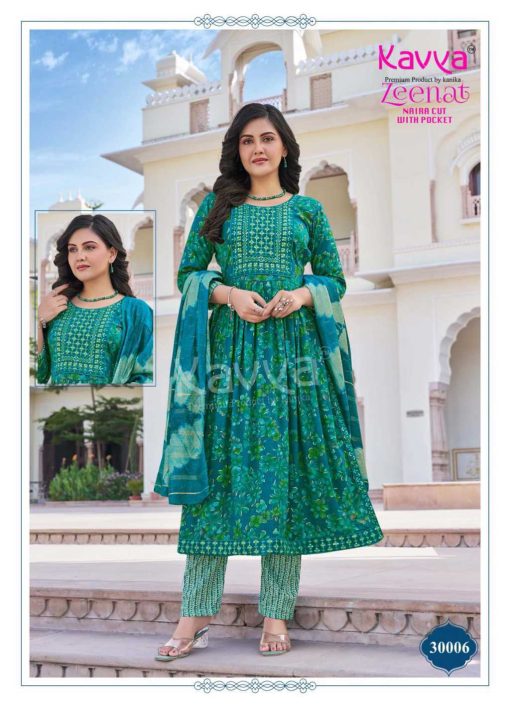 Kavya Zeenat Vol 30 Naira Cut Chanderi Readymade Suit Catalog 10 Pcs 7 510x707 - Kavya Zeenat Vol 30 Naira Cut Chanderi Readymade Suit Catalog 10 Pcs