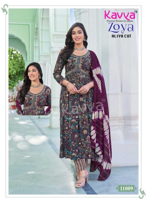 Kavya Zoya Vol 11 Aliya Cut Rayon Readymade Suit Catalog 10 Pcs 11 510x707 - Kavya Zoya Vol 11 Aliya Cut Rayon Readymade Suit Catalog 10 Pcs