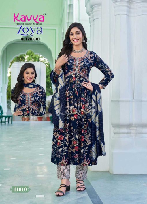 Kavya Zoya Vol 11 Aliya Cut Rayon Readymade Suit Catalog 10 Pcs 12 510x707 - Kavya Zoya Vol 11 Aliya Cut Rayon Readymade Suit Catalog 10 Pcs