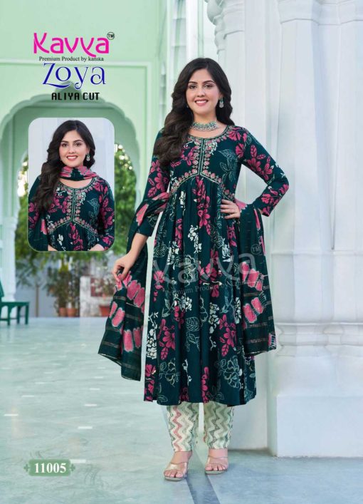 Kavya Zoya Vol 11 Aliya Cut Rayon Readymade Suit Catalog 10 Pcs 6 510x707 - Kavya Zoya Vol 11 Aliya Cut Rayon Readymade Suit Catalog 10 Pcs