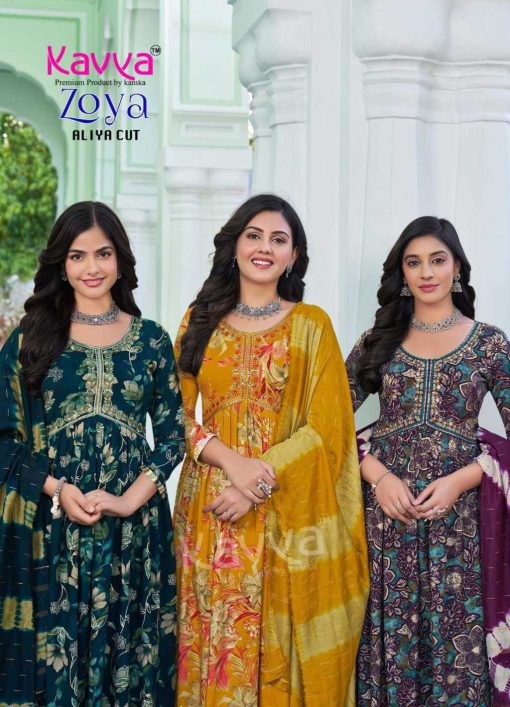 Kavya Zoya Vol 11 Aliya Cut Rayon Readymade Suit Catalog 10 Pcs 8 510x707 - Kavya Zoya Vol 11 Aliya Cut Rayon Readymade Suit Catalog 10 Pcs