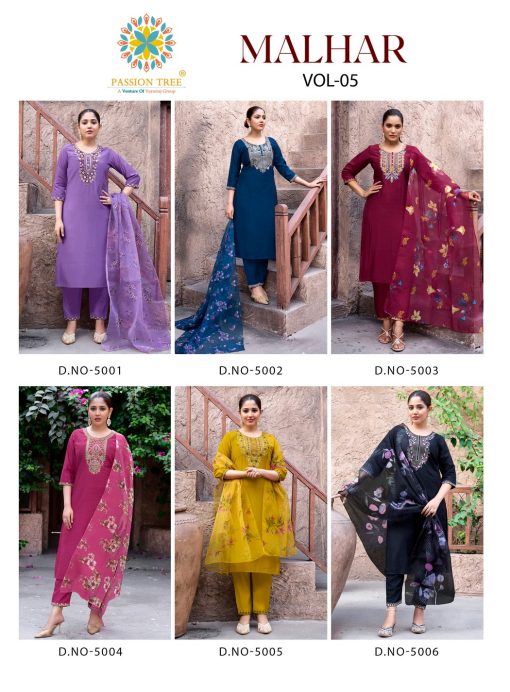 Passion Tree Malhar Vol 5 Kurti with Dupatta Bottom Silk Catalog 6 Pcs 11 510x692 - Passion Tree Malhar Vol 5 Kurti with Dupatta Bottom Silk Catalog 6 Pcs