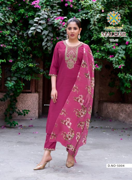 Passion Tree Malhar Vol 5 Kurti with Dupatta Bottom Silk Catalog 6 Pcs 7 510x692 - Passion Tree Malhar Vol 5 Kurti with Dupatta Bottom Silk Catalog 6 Pcs