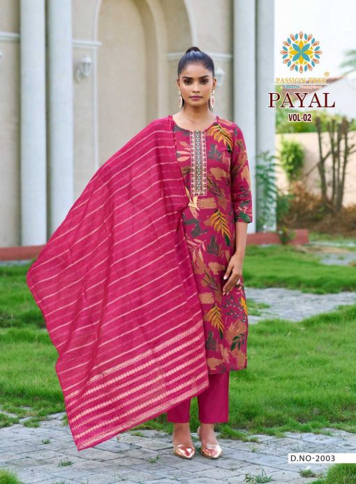 Passion Tree Payal Vol 2 Kurti with Dupatta Bottom Fancy Catalog 8 Pcs 5 510x692 - Passion Tree Payal Vol 2 Kurti with Dupatta Bottom Fancy Catalog 8 Pcs