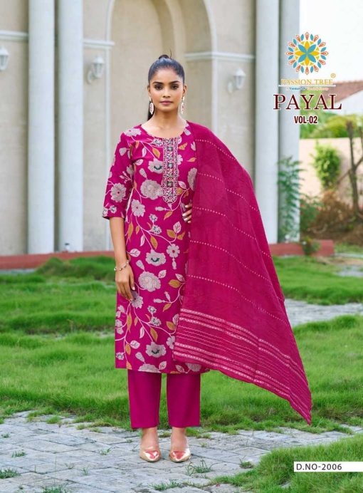 Passion Tree Payal Vol 2 Kurti with Dupatta Bottom Fancy Catalog 8 Pcs 8 510x692 - Passion Tree Payal Vol 2 Kurti with Dupatta Bottom Fancy Catalog 8 Pcs