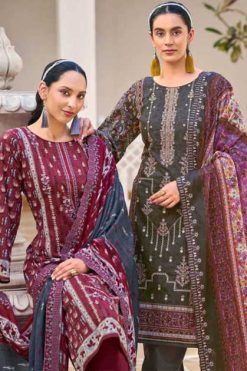 Riaz Arts Chevron by Mumtaz Arts Cotton Salwar Suit Catalog 6 Pcs