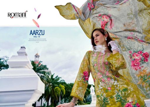 Romani Aarzu Vol 19 Cotton Salwar Suit Catalog 8 Pcs 2 510x362 - Romani Aarzu Vol 19 Cotton Salwar Suit Catalog 8 Pcs