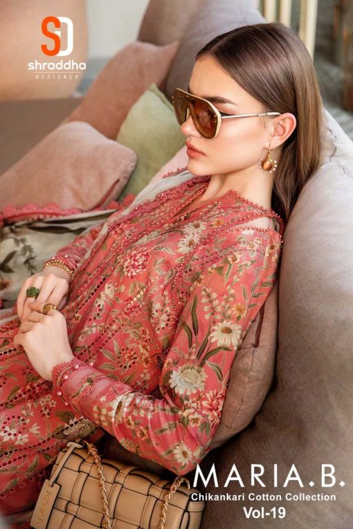 Shraddha Maria B Chikankari Cotton Collection Vol 19 Chiffon Cotton Salwar Suit Catalog 6 Pcs 1 510x765 - Shraddha Maria B Chikankari Cotton Collection Vol 19 Chiffon Cotton Salwar Suit Catalog 6 Pcs