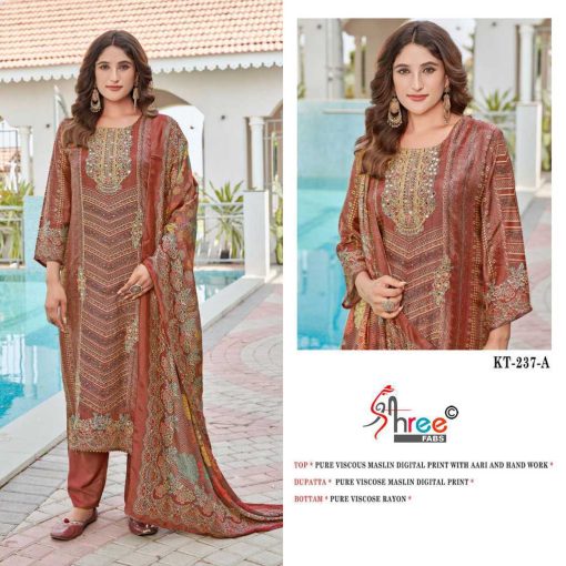 Shree Fabs KT 237 Viscose Salwar Suit Catalog 4 Pcs 6 510x510 - Shree Fabs KT 237 Viscose Salwar Suit Catalog 4 Pcs